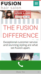 Mobile Screenshot of fusionhairsalon.ie